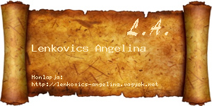 Lenkovics Angelina névjegykártya